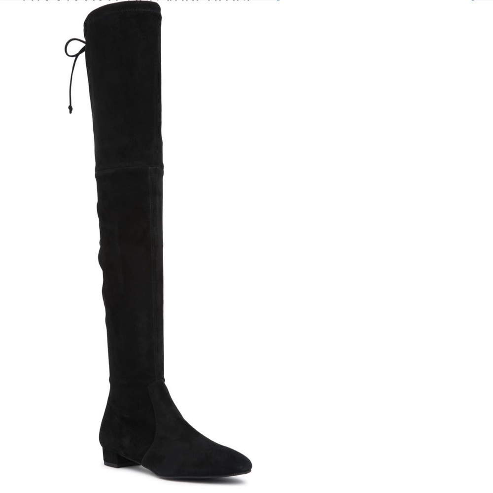 NWB Stuart Weitzman over the knee black suede boots